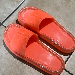 Tory Burch Bright Orange Sandals